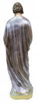 Immagine di 'Statua San Giuseppe in gesso madreperlato dipinta a mano - 60 cm'