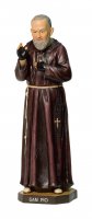 Statua in resina colorata "Padre Pio" - altezza 20 cm