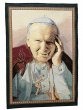 Arazzo sacro "San Giovanni Paolo II sorridente" - dimensioni 65x46 cm