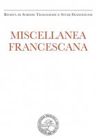Miscellanea Francescana n. III-IV/2013