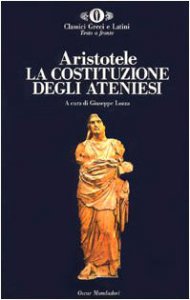 Copertina di 'La costituzione degli ateniesi'