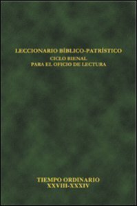 Copertina di 'Leccionario bblico-patristico. Ciclo bienal para el oficio de lectura'