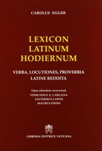 Copertina di 'Lexicon latinum hodiernum'