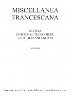 Miscellanea Francescana n. III-IV/2021