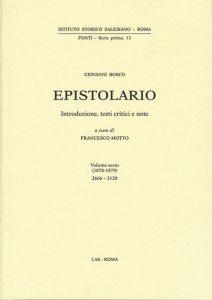Copertina di 'Epistolario, (Don Bosco) vol. VI (1878-1879)'