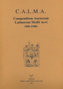 Copertina di 'C.A.L.M.A. Compendium auctorum latinorum Medii Aevi (2017). Vol. 5/5'