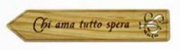 Copertina di 'Segnalibro "Chi ama tutto spera" in legno d'ulivo'