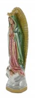 Immagine di 'Statua Madonna di Guadalupe in gesso madreperlato dipinta a mano - 25 cm'