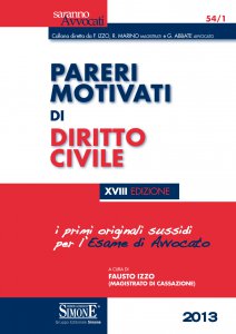 Copertina di 'Pareri Motivati di Diritto Civile'