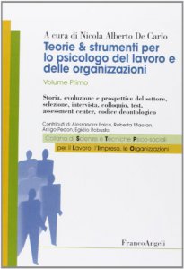 Copertina di 'Teorie & strumenti per lo psicologo del lavoro e delle organizzazioni'