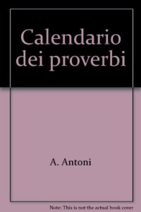 Copertina di 'Calendario dei proverbi'