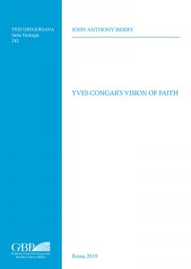 Copertina di 'Yves Congar's vision of faith'
