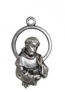 Copertina di 'Medaglia San Francesco in metallo - 3 cm'
