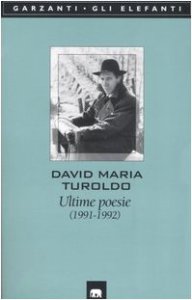 Copertina di 'Ultime poesie (1991-1992)'