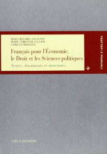 Copertina di 'Franais pour l'conomie, le droit et les sciences politiques. Textes, documents et structures'