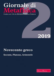 Copertina di 'Giornale di metafisica. 2/2019: Novecento greco. Socrate, Platone, Aristotele.'