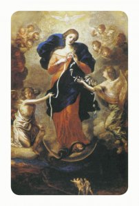 Copertina di 'Card pvc con preghiera "Maria che scioglie i nodi"'