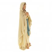 Immagine di 'Statuetta in resina colorata "Madonna di Lourdes" - altezza 15 cm'