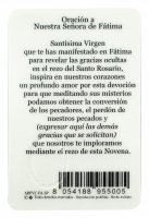 Immagine di 'Card Madonna di Fatima in PVC - 5,5 x 8,5 cm - spagnolo'