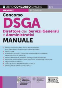 Copertina di 'Concorso DSGA Direttore dei Servizi Generali e Amministrativi. Manuale. Con espansione online'