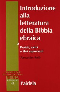 Copertina di 'Introduzione alla letteratura della Bibbia ebraica vol.2'