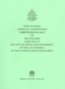 Copertina di 'Post Synodal Apostolic Exhortation Christifideles Laici... on the vocation and the mission of the lay faithful in the church...'