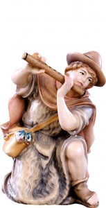 Copertina di 'Pastore inginocchiato H.K. - Demetz - Deur - Statua in legno dipinta a mano. Altezza pari a 11 cm.'