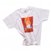 Immagine di 'T-shirt bimbi bianca con Papa Francesco alla finestra (3-4 anni)'
