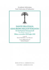 Copertina di 'Dante fra Italia ed Europa nell'Ottocento'