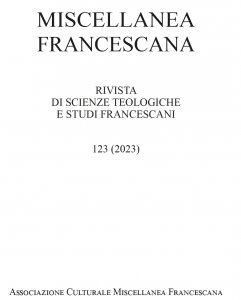 Miscellanea Francescana 2023 - n. I - II