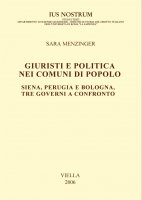 Giuristi e politica nei comuni di Popolo - Sara Menzinger