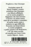 Immagine di 'Card San Giuseppe in PVC - 5,5 x 8,5 cm - italiano'