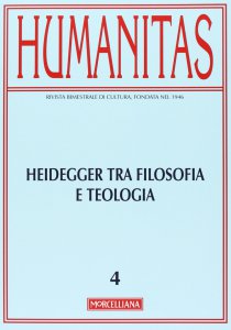 Copertina di 'Humanitas. 4/2013: Heidegger tra filosofia e teologia'