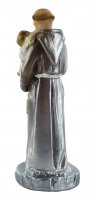 Immagine di 'Statua Sant'Antonio in gesso madreperlato dipinta a mano - 15 cm'