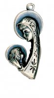 Medaglia Madonna con il Bambino - 4 cm