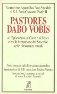 Copertina di 'Pastores dabo vobis. Esortazione apostolica post sinodale'