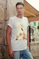 Immagine di 'T-shirt Papa Francesco con colomba - taglia L - uomo'