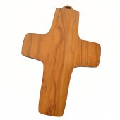 Immagine di 'Croce in legno d'ulivo "Colomba della pace" - altezza 18 cm'