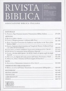 Copertina di 'Rivista biblica (2016) vol.3-4'