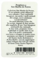 Immagine di 'Card San Martin de Porres in PVC - 5,5 x 8,5 cm - Italiano'