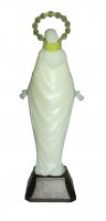 Immagine di 'Statua Madonna Miracolosa fosforescente 14 cm'