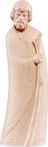 Copertina di 'San Giuseppe Pastore - Demetz - Deur  - Statua in legno naturale. Altezza pari a 10 cm.'
