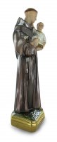 Immagine di 'Statua Sant Antonio in gesso madreperlato dipinta a mano - 30 cm'