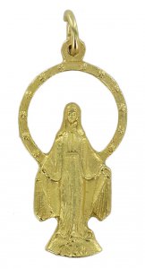 Copertina di 'Medaglia Miracolosa in ottone dorato - 2,5 cm'