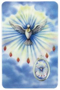 Copertina di 'Card Spirito Santo in PVC - 5,5 x 8,5 cm - Inglese'
