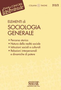 Copertina di 'Elementi di  Sociologia Generale'