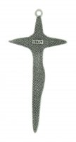 Immagine di 'Croce in metallo argentato - 12,5 cm'