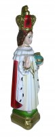 Immagine di 'Statua Gesù Bambino di Praga in gesso madreperlato dipinta a mano - 20 cm'