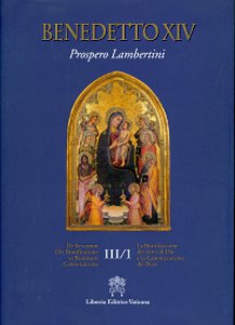 Copertina di 'De servorum Dei beatificatione et beatorum canonizatione'
