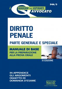 Copertina di 'I Quaderni dell'aspirante Avvocato - Diritto Penale Parte generale e speciale'